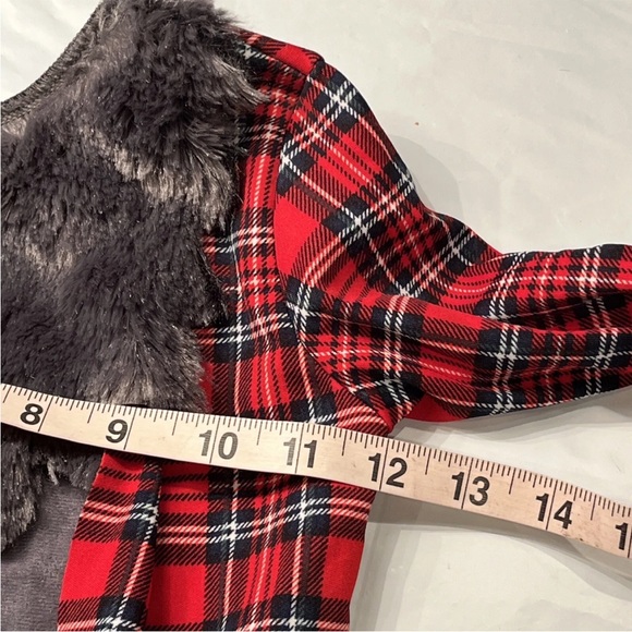 WOLF COSTUME baby 12-18 Months GRAY Animal FURRY Halloween FUR HEAD, SHIRT PANTS - Picture 7 of 11